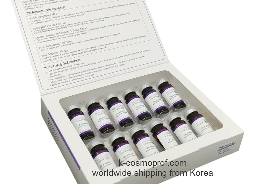 Matrigen Regenerating ampoule – SRS Skin Rejuvenation System 1 pack/12 pcs